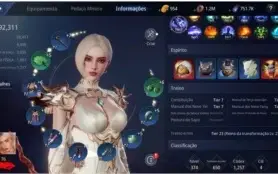 Conta mir4 lvl76 91,7k p 2 pet epico 1,2k de gold 750k ds