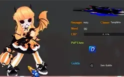 VENDA DE PERSONAGENS LVL 90 GRAND CHASE HISTORY
