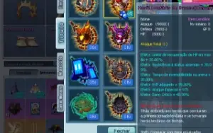VENDA DE PERSONAGENS LVL 90 GRAND CHASE HISTORY