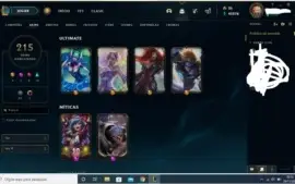 conta d4 215 skins q daqui a 6 dias ira cair 5 k de rp