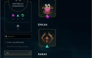 CONTA COM SKIN PRESTIGIO AATROX E HEXTEC ALISTAR