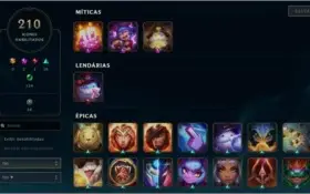 CONTA COM SKIN PRESTIGIO AATROX E HEXTEC ALISTAR