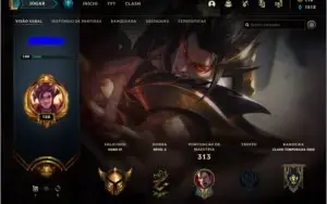 CONTA COM SKIN PRESTIGIO AATROX E HEXTEC ALISTAR