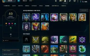 Conta Lol Platina 1