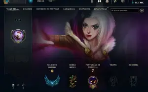 Conta Lol Platina 1