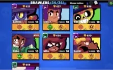 Conta quase full com 34 brawl faltando apenas Max