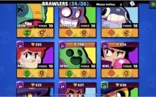 Conta quase full com 34 brawl faltando apenas Max