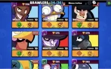 Conta quase full com 34 brawl faltando apenas Max
