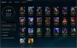 League of Legends - Cont + 37 Campeões e 12 Skins+
