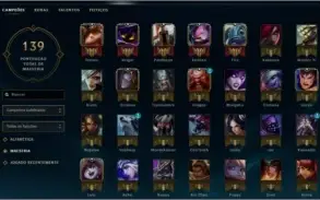 League of Legends - Cont + 37 Campeões e 12 Skins+