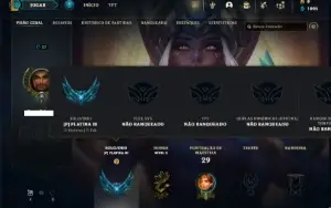 Platina 3 com 30 Champs e 3 Skins