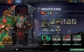 Conta Steam Dota 2 vários sets exclusivos