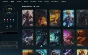 Conta Level 347, Todos Champ e 127 SKIN