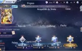 CONTA SAINT SEIYA lvl53