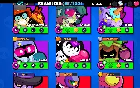 Contas Bralw stars FULL ACESSO Troféu + Skins