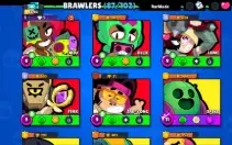Contas Bralw stars FULL ACESSO Troféu + Skins