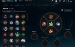 Conta Mestre com 35 Champs e 2 Skins + 7 Fragmentos