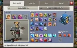 CV12 CLASH OF CLANS 6 MIL GEMAS IMPERDíVEL