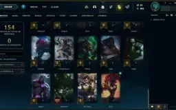 Conta LoL 2016 - Unranked - Skins vitoriosas e MMR Alto