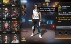 CONTA DE FREE FIRE COM 2 ANGELICAL -  467 CAMISAS - 3 EVOLUT