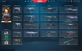 Conta Valorant Diamante 1 com algumas skins