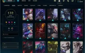 Conta lol com 132 skins + Diamante 4