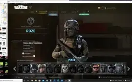 Conta call of duty warzone