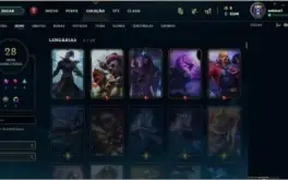 Conta LOL Platina 4