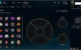 Conta League of Legends.