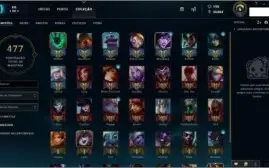 Conta League of Legends.