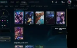 Conta League of Legends, D4 Smurf 9 skins, 30 Champs.