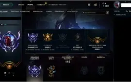 Conta League of Legends, D4 Smurf 9 skins, 30 Champs.