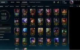 Conta League of Legends, D4 Smurf 9 skins, 30 Champs.