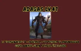 Adagas Nível 47 + 244 Pontos De Aprendizagem + Equipamentos