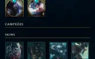 Conta LOL - LVL 720+  / 258Skins + 181 Chromas