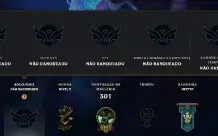 Conta de lol level 166 com 30 skins