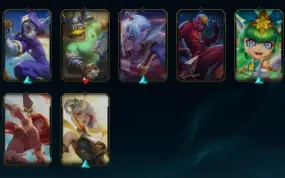 Conta de lol level 166 com 30 skins