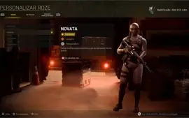 Conta warzone com Roze e todas camuflagens de armas salvas
