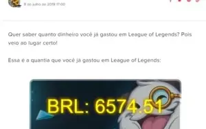 Conta Lol