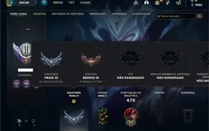 Conta prata 4 com TODOS os champs e 143 Skins
