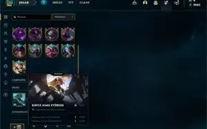 Conta prata 4 com TODOS os champs e 143 Skins
