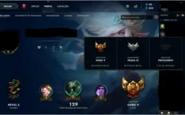 Conta Prata IV lvl 35 C/Riven Camp 2016