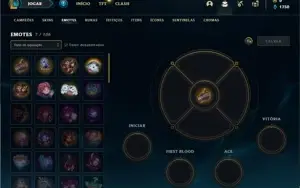 Conta ouro 4 com 35 Champs e 2 Skins + 8 Fragmentos