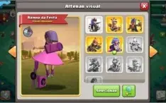 CONTA CLASH OF CLANS CV13 VÁRIAS SKINS