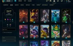 Conta prata 3 com TODOS os champs e 207 Skins + 1 Prestigio
