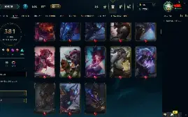 Mono Akali - 381 skins - conta criada desde a S8