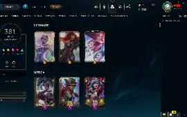 Mono Akali - 381 skins - conta criada desde a S8