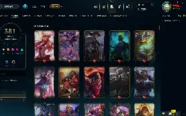 Mono Akali - 381 skins - conta criada desde a S8