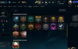 Conta Ferro De 2013 - 6 Skins - 61 Campeões