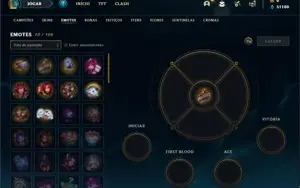 Conta ouro 1 com 21 Champs e 1 Skins + 6 Fragmentos